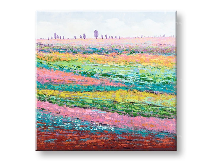Levně Malovaný nástěnný obraz KRAJINA 1 díl CFALN002 - 70x70 cm