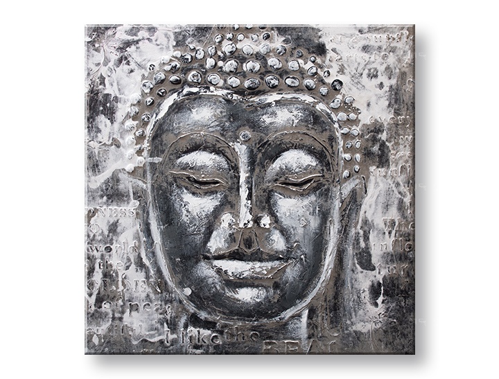 E-shop Maľovaný obraz na stenu BUDHA 60x60 cm