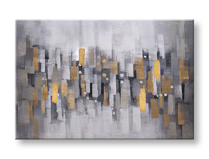 Levně Malovaná nástěnná malba ABSTRAKT 1 díl 90x60 cm CFAZH5828E1