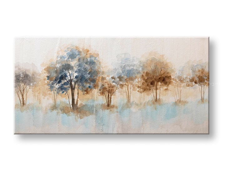 Levně Malovaný nástěnný obraz STROMY 1 díl 100x50 cm CFAZH601E1