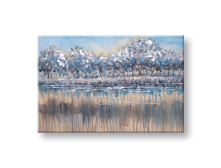 Levně Malovaný nástěnný obraz STROMY 1 díl CFAZH6211E1 - 90x60 cm