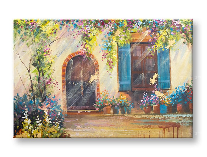 E-shop Maľovaný obraz na stenu DEŇ VO FLORENCII 90x60 cm