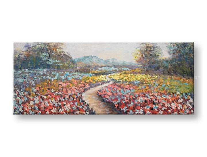 E-shop Maľovaný obraz na stenu KRAJINA 100x40 cm