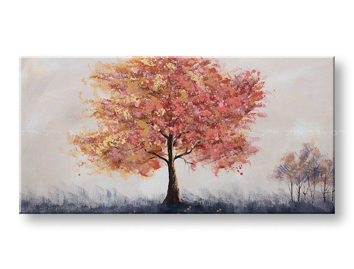 E-shop Maľovaný obraz na stenu STROMY 100x50 cm