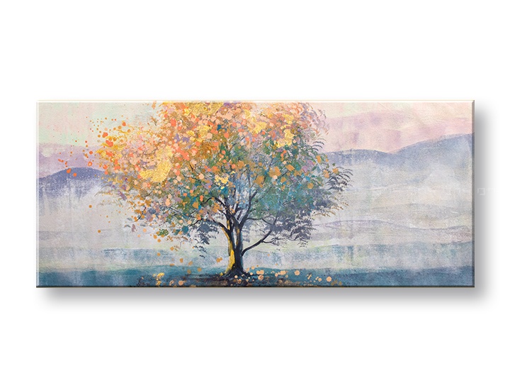 E-shop Maľovaný obraz na stenu STROM 120x50 cm