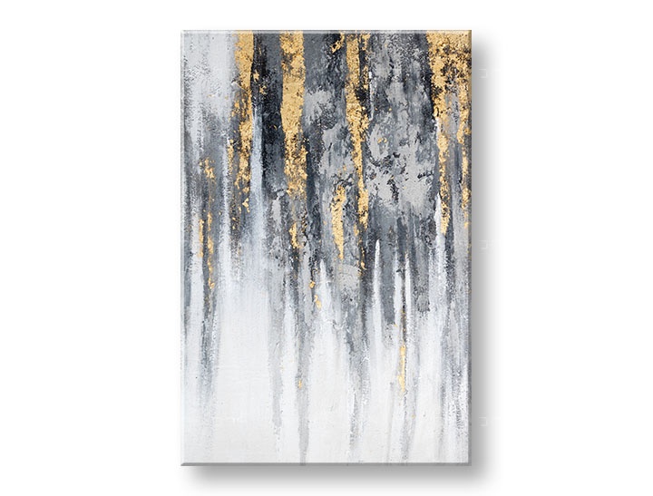 Levně Malovaná nástěnná malba ABSTRAKT 1 díl 60x90 cm CFAZH6546E1