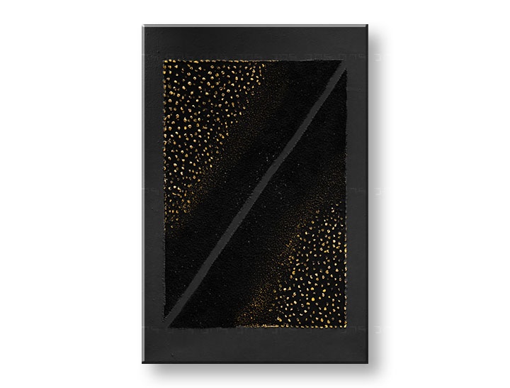 Levně Malovaná nástěnná malba ABSTRAKT 1 díl 60x90 cm CWF1028EE1