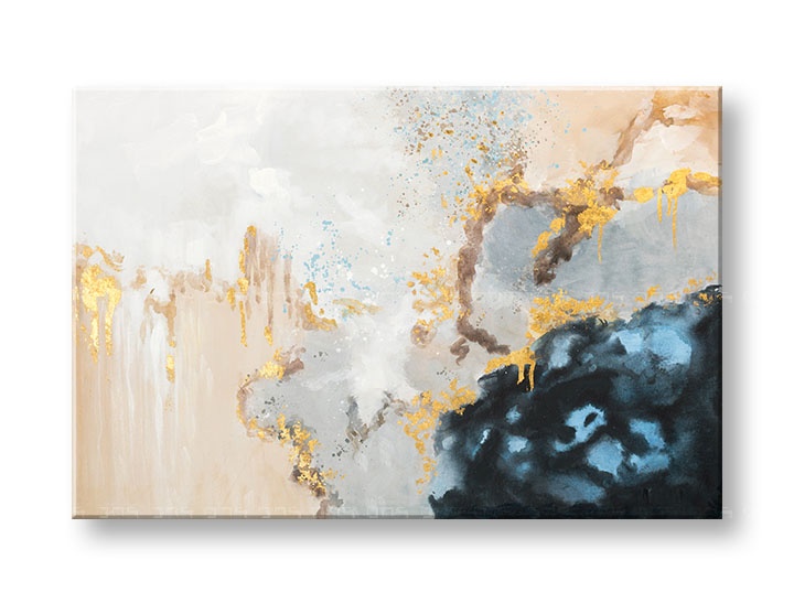 Levně Malovaný nástěnný obraz ABSTRAKT 1 díl CWF11306WE1 - 90x60 cm