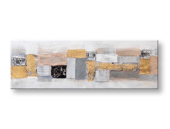 E-shop Maľovaný obraz na stenu ABSTRAKT 120x40 cm