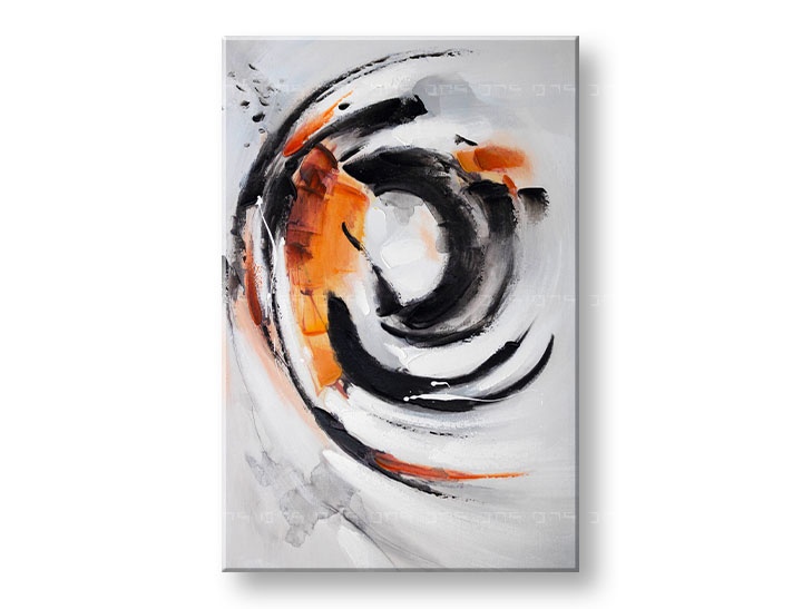 Levně Malovaný nástěnný obraz ABSTRAKT 1 díl 60x90 cm CWF11418WE1