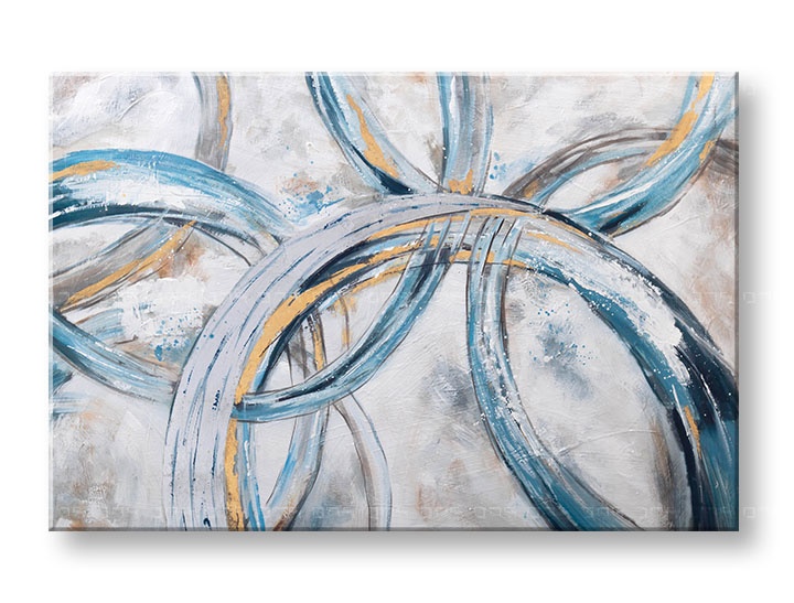 E-shop Maľovaný obraz na stenu ABSTRAKT 120x80 cm