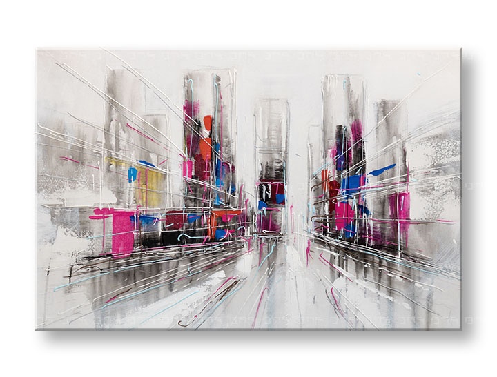 Levně Malovaný nástěnný obraz ABSTRAKT 1 díl CWF1178ZE1 - 90x60 cm