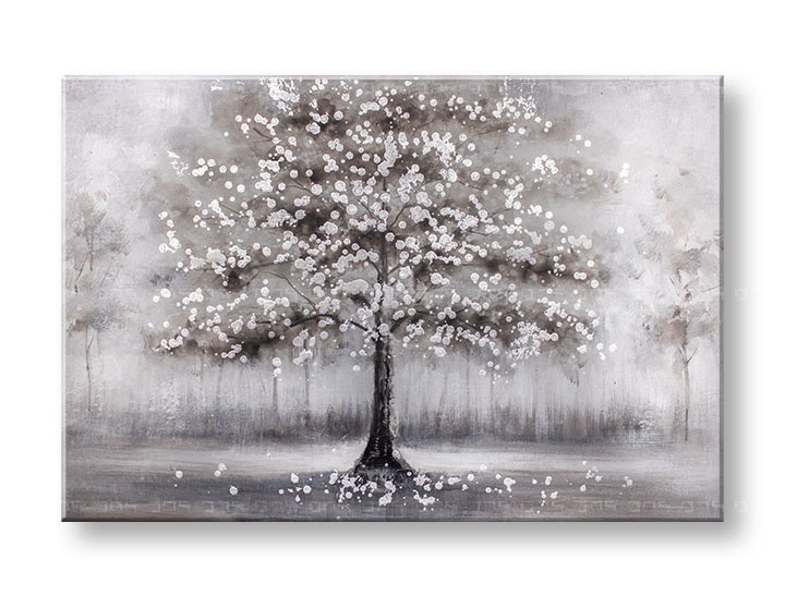 E-shop Maľovaný obraz na stenu STROM 90x60 cm