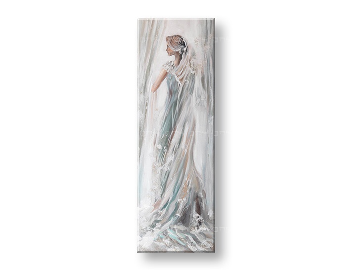 E-shop Maľovaný obraz na stenu ŽENA 40x120 cm