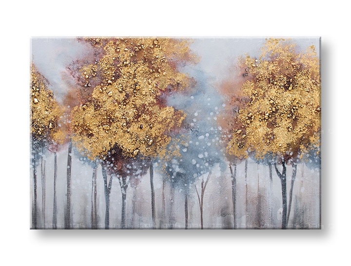 E-shop Maľovaný obraz na stenu STROMY 90x60 cm