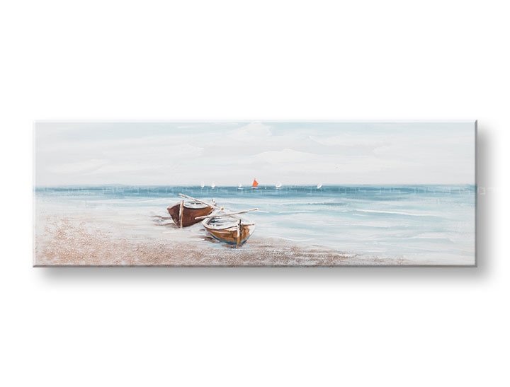 E-shop Maľovaný obraz na stenu PLÁŽ 120x40 cm