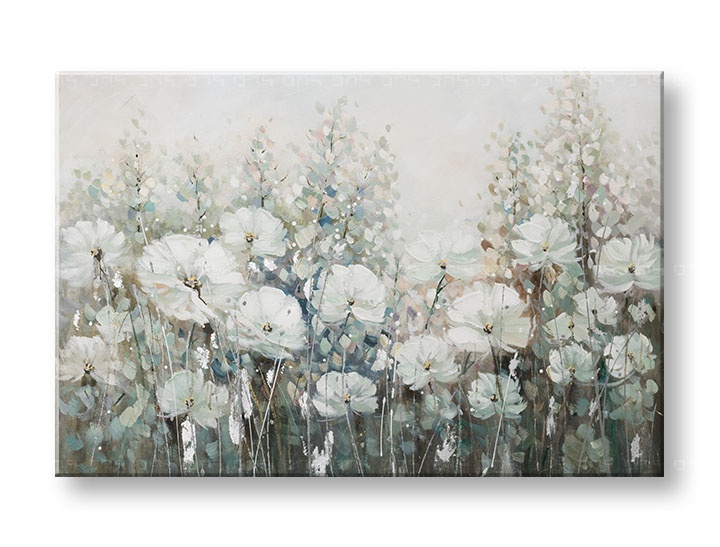 Levně Malovaný nástěnný obraz KVĚTINY 1 díl CWFFL084 - 120x80 cm