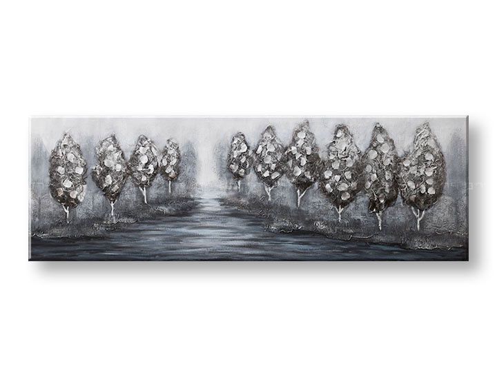 E-shop Maľovaný obraz na stenu STROMY 150x50 cm