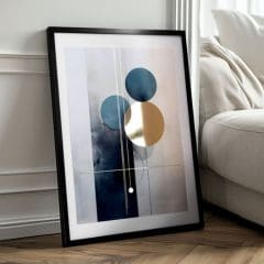 E-shop Plagát na stenu s EXTRA efektom - Scandinavian Shapes