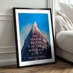 E-shop Plagát na stenu s EXTRA efektom - Peak Motivation