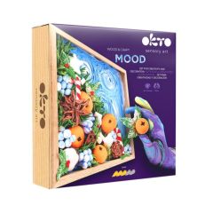 E-shop OKTO modelovacia sada v drevenom ráme 21 x 21 cm Radosť