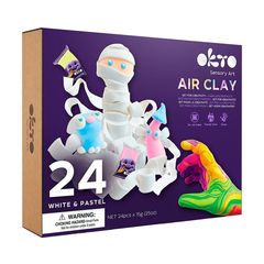E-shop OKTO kreatívna sada samotvrdnúcej hmoty 24 pastelových odtieňov