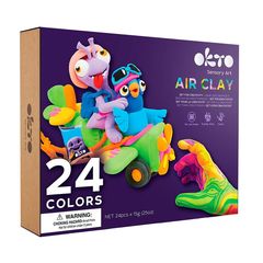 E-shop OKTO kreatívna sada samotvrdnúcej hmoty 24 odtieňov