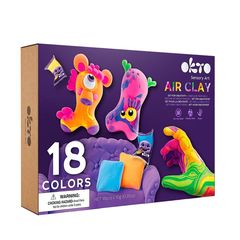 E-shop OKTO kreatívna sada samotvrdnúcej hmoty 18 odtieňov