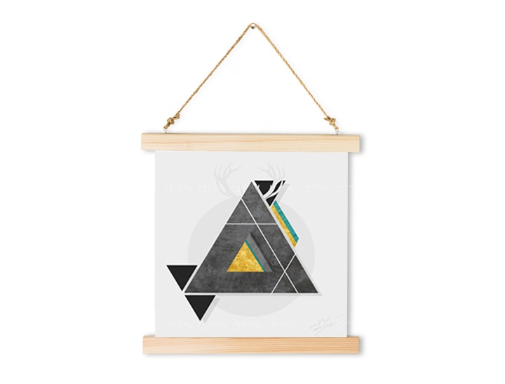 E-shop Závesné plátno na stenu Instant Abstraction / Dan Johannson