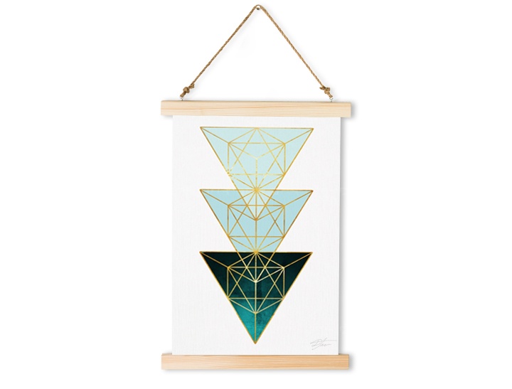 E-shop Závesné plátno na stenu Pure Meditation / Dan Johannson