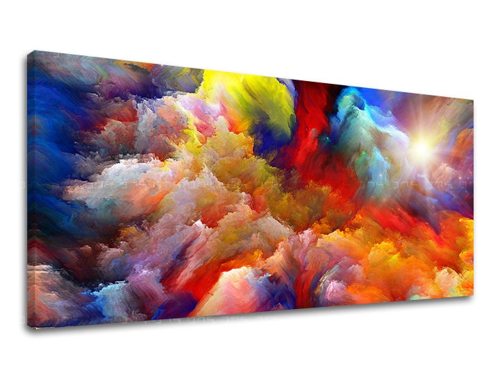 Levně Nástěnná malba PANORAMA ABSTRAKT AB031E13