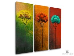 E-shop Autorská reprodukcia na plátne STROMY 60x60 cm