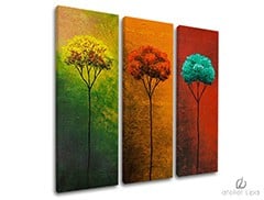 E-shop Autorská reprodukcia na plátne STROMY Zľava 60 % 90x100 cm