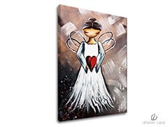 E-shop Autorská reprodukcia na plátne ANJEL Zľava 60 % 20x30 cm