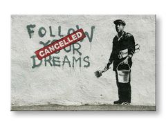 E-shop Obraz na plátne Street ART – Banksy 60x90 cm
