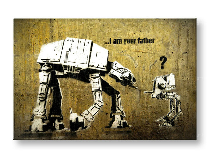 E-shop Obraz na plátne Street ART – Banksy 80x120 cm
