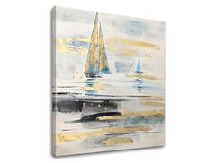 E-shop Obraz na plátne LOĎKY 70x70 cm