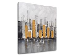 E-shop Obraz na plátne MESTO 80x80 cm