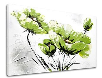 E-shop Autorská reprodukcia na plátne KVETY Zľava 60 % 120x80 cm