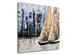 E-shop Obraz na plátne MESTO 1 dielny XOBFB547E1 Zľava 60 % 80x80 cm