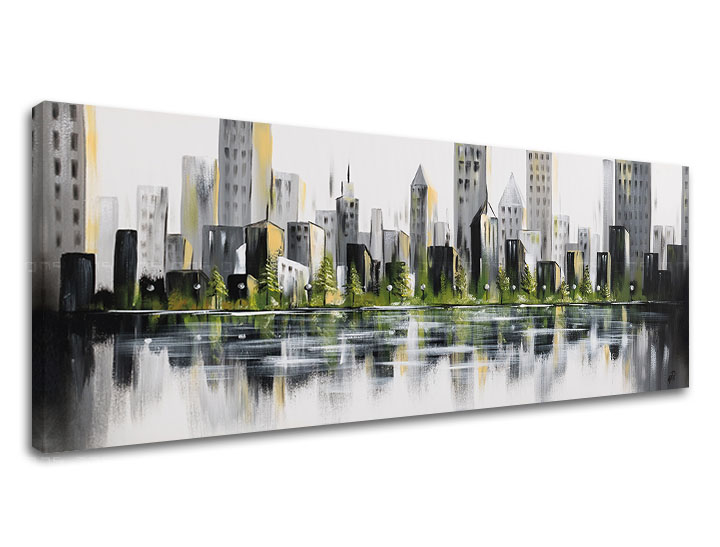 E-shop Obraz na plátne MESTO 130x55 cm