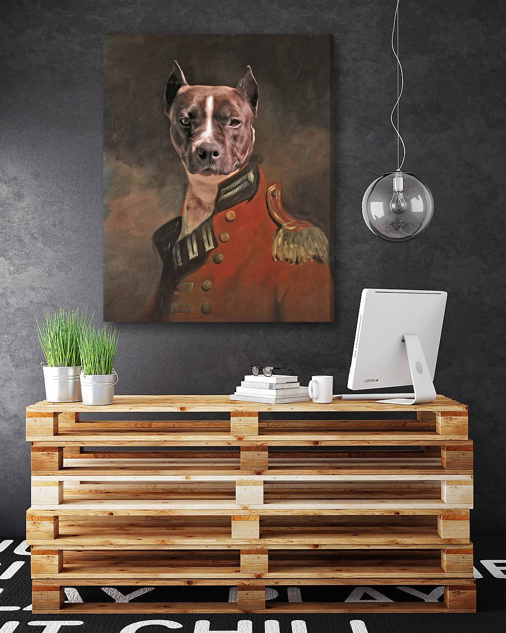 E-shop Obraz z fotky na plátne Generál_4 – 75x90 cm
