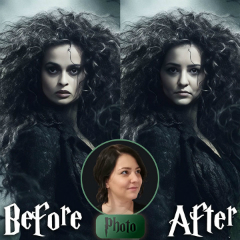 E-shop Obraz z fotky Bellatrix Lestrangeová - Temná Čarodejnica