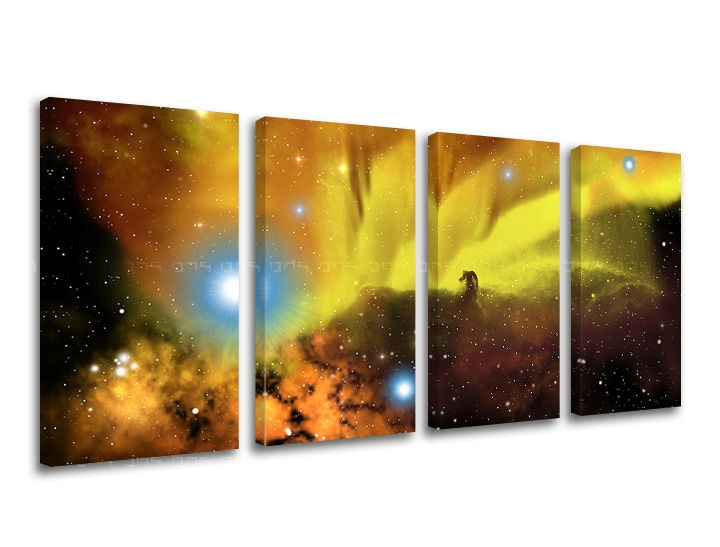 Levně 4dílná nástěnná malba UNIVERSE GA002E41