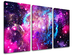 Levně Nástěnná malba VESMÍR Sleva 60 % 90X60 cm