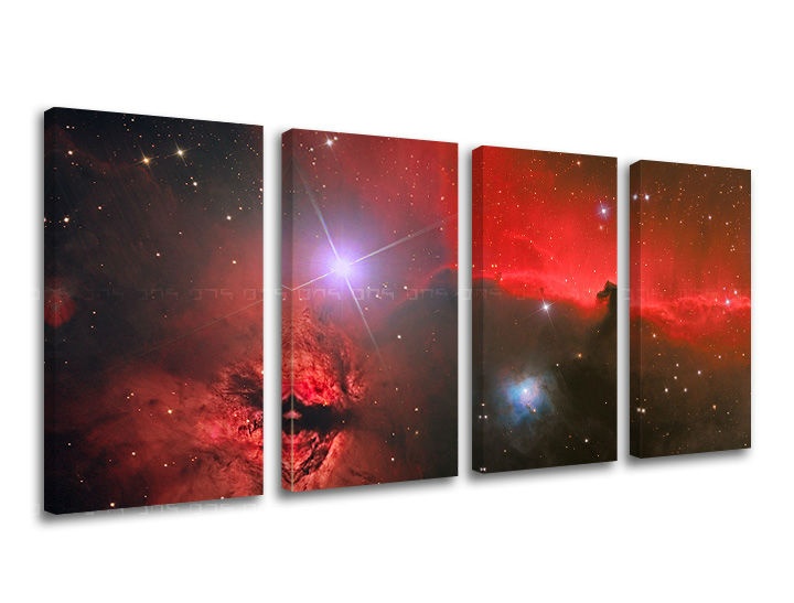 Levně 4dílná nástěnná malba UNIVERSE GA004E41