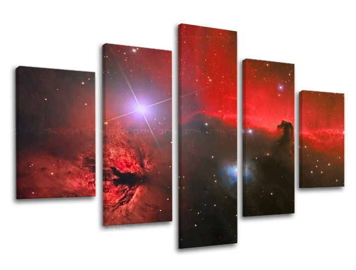 Levně 5dílná nástěnná malba UNIVERSE GA004E50