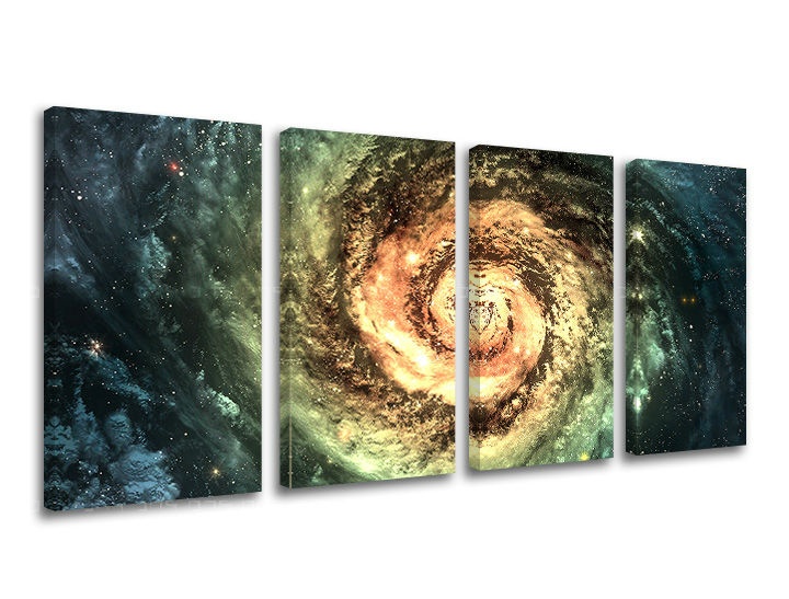 Levně 4dílná nástěnná malba UNIVERSE GA005E41