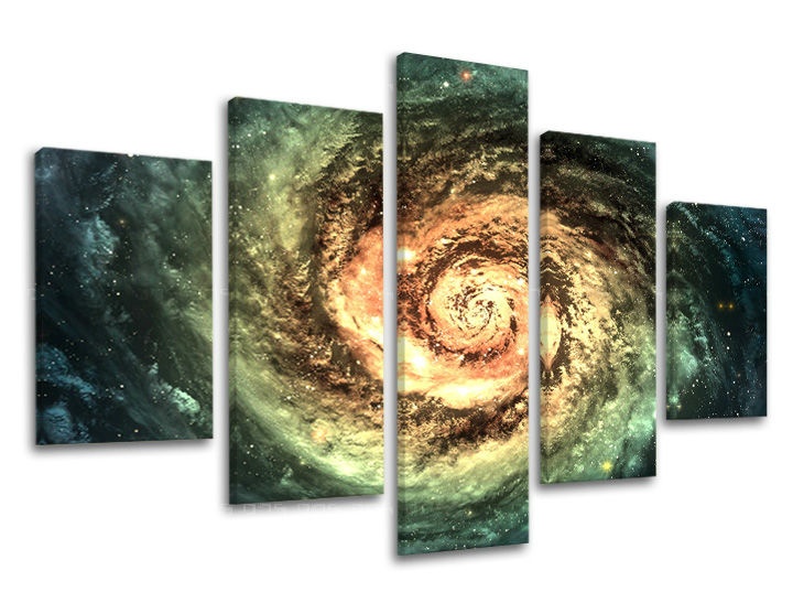 Levně 5dílná nástěnná malba UNIVERSE GA005E50