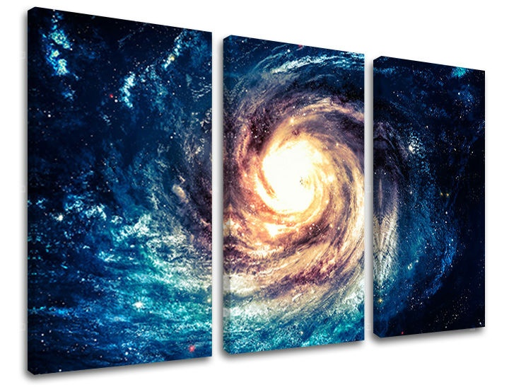 Levně 3dílná nástěnná malba UNIVERSE GA006E30